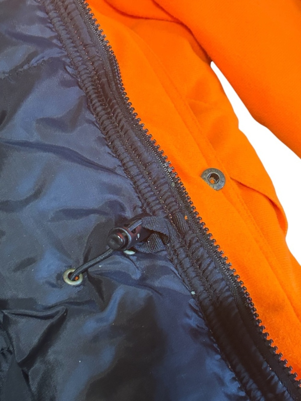 Woolrich Youth XL Blaze Orange Hooded Hunting Jacket Insulated Coat - Picture 7 of 16